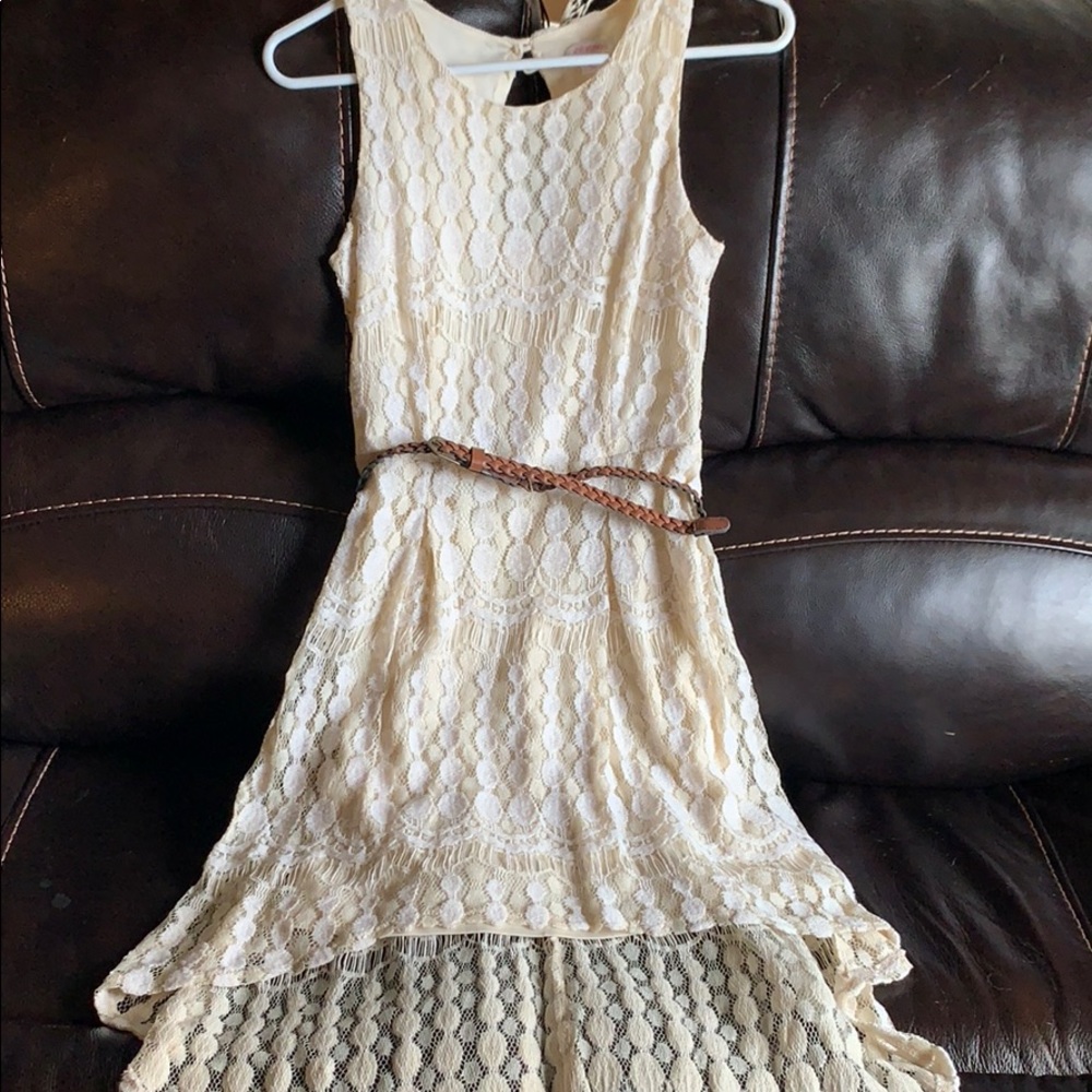 Cream colored girls dress